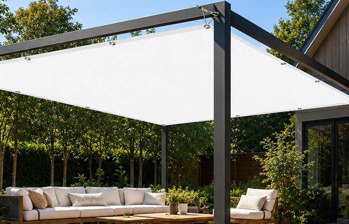 Photo of White Privacy Mesh / Sun Shade - 9oz