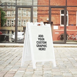 We print Quick Change A-Frame - Wholesale Pricing