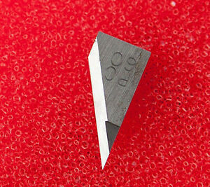 close up image of a gerber plotter blade from Gregory