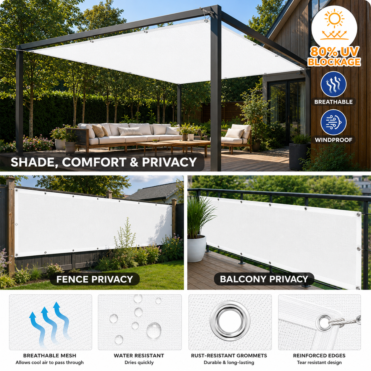 Gregory White Privacy Mesh